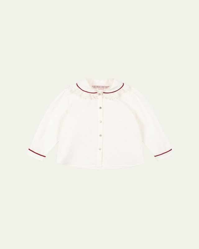 Girl's Ria Button Down Blouse, Size 18M-10